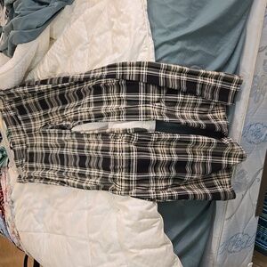 Flare leg cotton stretch dress leggings